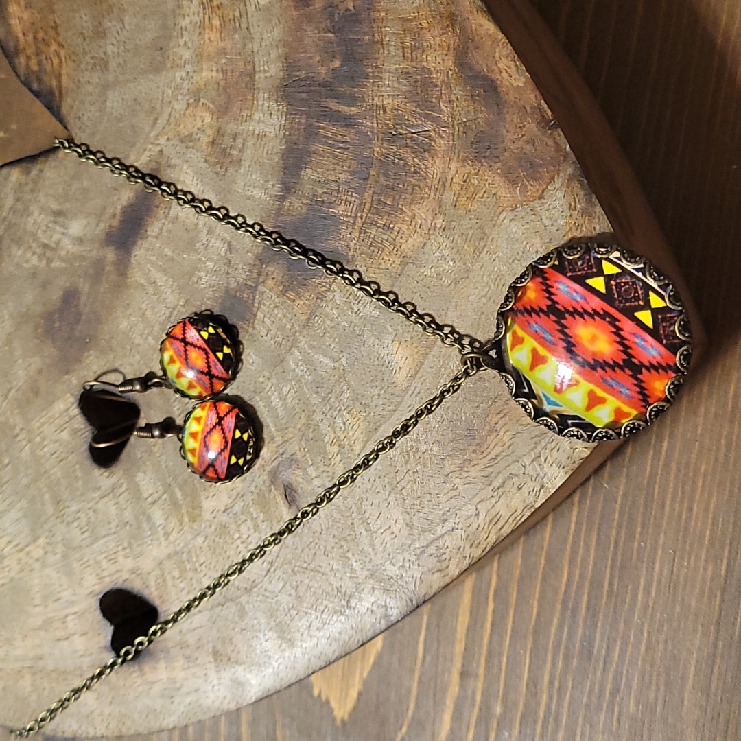 Reborn Creations Necklace And Earrings Set